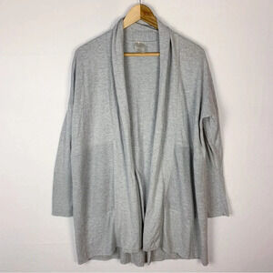 CALIA Carrie Underwood Gray Long Open Cardigan Duster Cozy Yoga